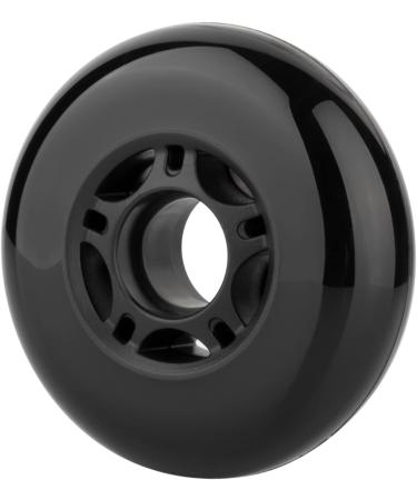 WHEELCOME 8-Pack 85a Inline Skate Wheels - 80mm Replacement Wheels for Roller Hockey Skates and More - Black - Buy Online on SooperMarket.com