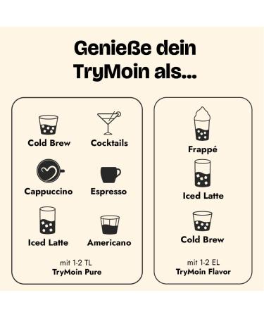 Trymoin Trial & Gift Set - 6 Bottles of Premium Coffee Circuits with Syrup & Recipe Book | Barista-Level Iced Coffee Gift Set - Buy Online on SooperMarket.com