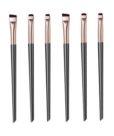 MUSISALY 6pcs Eye Shadow Brush Eye Makeup Brush Fine Precision Eyeliner Brush Makeup Eye Brush Eye Liner Makeup Brush Eyeliner Brush Kit Makeup Eyeliner Brush Make up Eyeliner Brush