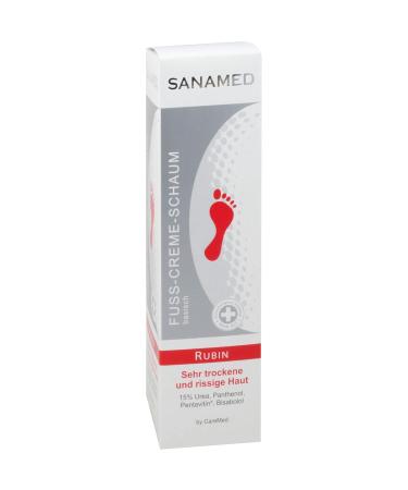 Rubin Sanamed Foot Cream Foam 150 ml - Hydrating Relief for Tired Feet | International Shipping - Buy Online on SooperMarket.com