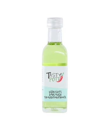 Tasty Pott W rz le I Different varieties I garlic I chilli oil I chipotle I rosemary i wild garlic i grape seed oil I olive oil i roasted bypan (spicy wild garlic grape seed oil 100ml)
