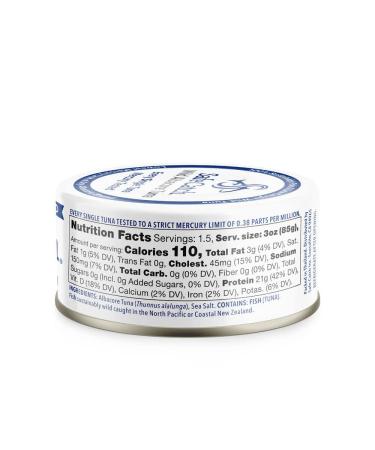 Safe Catch Wild Albacore Tuna Canned - Low Mercury, High Protein, Gluten-Free Keto Food - Non-GMO, Kosher, Paleo-Friendly - Pack of 12, 5oz Each - Buy Online on SooperMarket.com