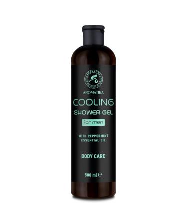 Shower Gel Cooling 500ml - Shower Gel for Men with Peppermint Essential Oil - Body Care - Cleansing and Care - Fresh Fragrance - Masculine Aroma - Body Wash for Him - Shower Gel
