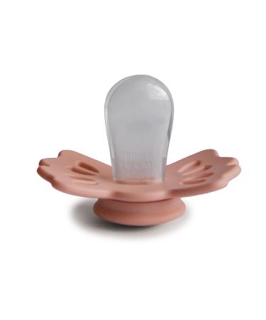 Frigg Lucky Silicone Pacifier 2 Pack | BPA-Free | Made in Denmark | Size 2 (6-18 Months) | Pretty in Peach/Primrose - Buy Online on SooperMarket.com