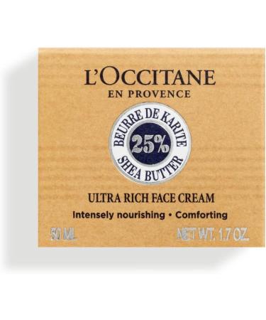 L'OCCITANE Shea Ultra Rich Comforting Face Cream 50ml | Rich Moisturizing Cream - Buy Online on SooperMarket.com