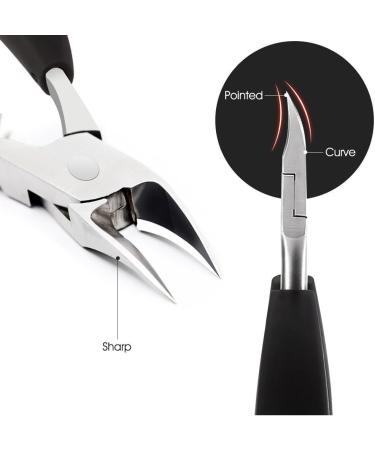 INSGB Nail Clippers Set for Thick or Ingrown Toenails - Baby Nail Cutter with Toenail Lifter & Pedicure Tools - Buy Online on SooperMarket.com
