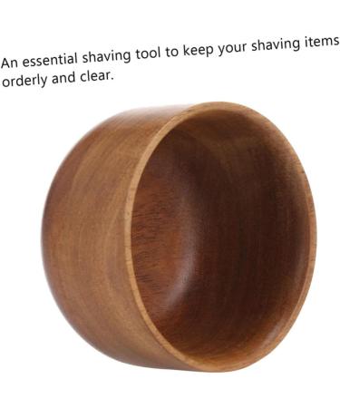Angoily 3-Pack Shaving Soap Containers for Men | Travel Razor & Brush Included | Lightweight Bamboo Shaving Bowls | 9.3x9.3x6cm - Buy Online on SooperMarket.com