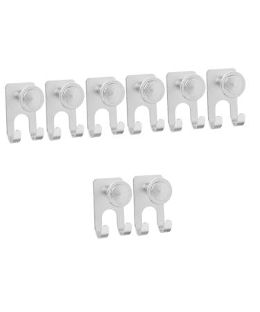 Cabilock 8 pcs No hook razor holder for the bathroom razor hook for razor storage bath towel razor rack razor bathrobe man electrical aluminum alloy