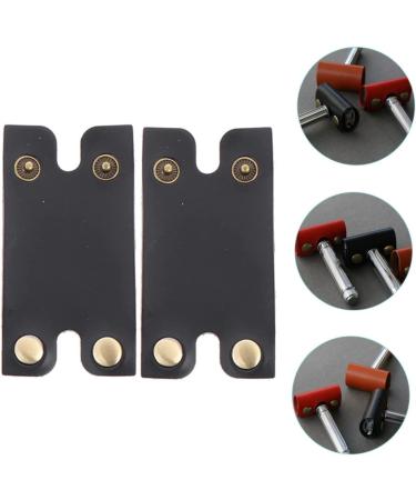 CABILOCK 10 Pack Men's Travel Accessories - Facial Razors with Leather Sheath & Razor Blades - Compact Shaving Set (8.5x4.5cm) - Perfect for Travel - Buy Online on SooperMarket.com