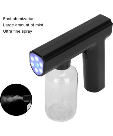 Nanometer Mist Sprayer Gun Portable Electric Wireless MultiPurpose Cleaning Fogger for Home Beauty Salon(Black) - Buy Online on SooperMarket.com