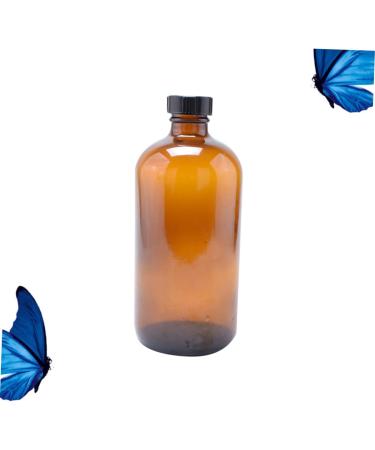 Cabilock Sealing Glass Bottle 4pcs Sealing Honey Pot Glass Water Bottle Glass Container Kit Glass Bottle With Cover Plastic Cap - Buy Online on SooperMarket.com