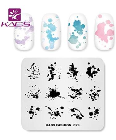 KADS Nail Art Stamping Plates - Fashion Manicure Print Templates - FA029 - Buy Online on SooperMarket.com