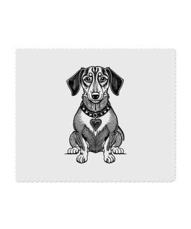 2 x Microfiber Cleaning Cloths "Dachshund Dog" (LC00024828)
