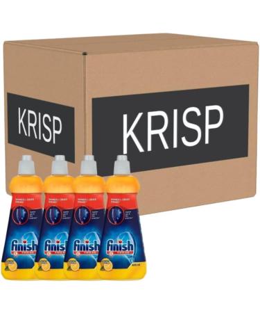 4 x 400ml Rinse & Shine Aid Lemon Sparkle Scent Protects Against Cloudiness - Buy Online on SooperMarket.com
