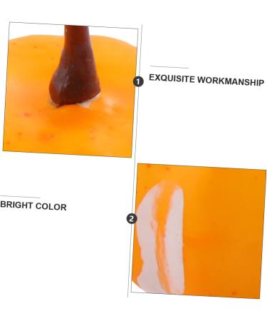 Didiseaon 60 Pcs Simulated Mini Pumpkin Fake Pumpkin Halloween Pumpkin Decoration Simulation Small Pumpkin Simulation Pumpkin Little Pumpkin Foam Manual Yellowx3pcs 2.2X3.4CMx3pcs - Buy Online on SooperMarket.com