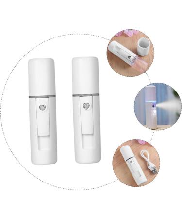 BELLIFFY 2pcs Spray Meter Lash Tools for Eyelash Extensions Face Sprayers Diffusers Facial Mist Plastic White - Buy Online on SooperMarket.com
