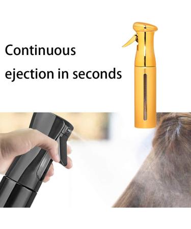 Sprayer Bottle Water Salon Hairdressing Sprayer Hair Spray Bottle Barber Fine Mist Sprayer Empty Bottle for Hair Styling Golden Hair Spray Bottle - Buy Online on SooperMarket.com