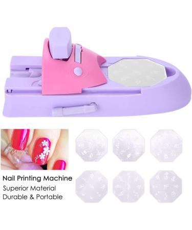 Nail Art Stamping Professional Nail Art DIY Pattern Portable Printing Machine Stamper Nail Printer Manicure Tools - Buy Online on SooperMarket.com