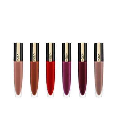 Buy ROUGE SIGNATURE METALLICS Liquid Lipstick #201 Stupefy - 7 ml Red - International Shipping Available - Buy Online on SooperMarket.com