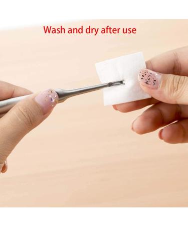 Stainless Steel Cuticle Remover & Pusher for Nails - Anti-Slip Dead Skin Cutter - Buy Online on SooperMarket.com