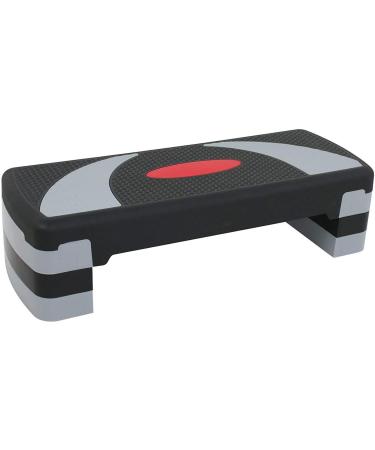 HomGarden 31" Adjustable Workout Aerobic Stepper in Fitness & Exercise Step Platform Trainer Stepper w/Risers Adjust 4" - 6" - 8"