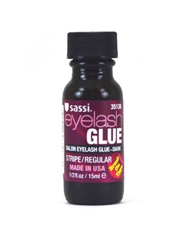Sassi Eyelash Glue 1oz (Dark) - Strong Hold Adhesive for False Eyelashes - Buy Online on SooperMarket.com