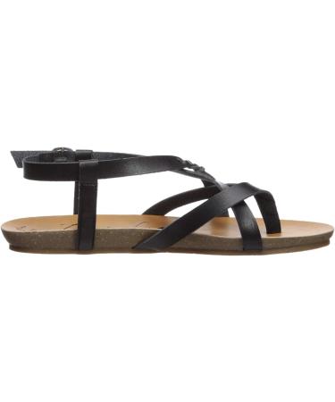 Blowfish Malibu Women's Granola-b Flat Sandal Medium 5.5 UK Black Dyecut - Buy Online on SooperMarket.com