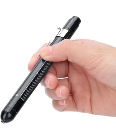 White Light Clinical Pen for Ophthalmic Examination - Nurses & Doctors Penlight for Pupil Check - Clip Design, AAA Batteries (Not Included) - Black - Buy Online on SooperMarket.com