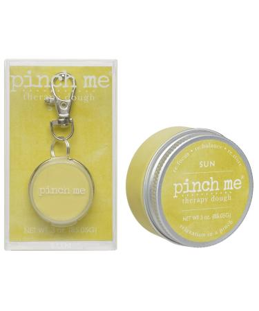 Pinch Me Therapy Dough Locket Combo - Holistic Aromatherapy Stress Relieving Putty .3oz Clip-On Locket Scent + 3oz dough SUN