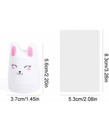 Jingling Silicone Nail Stamper - Cartoon Design with Soft Scraper for DIY French Nail Art & Manicure Tools - International Shipping Available - Buy Online on SooperMarket.com