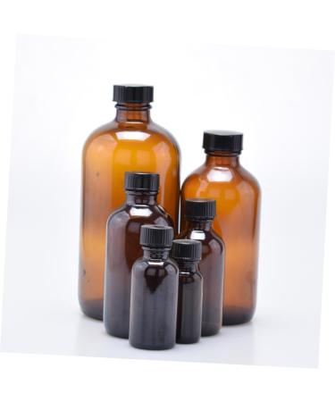 Cabilock Sealing Glass Bottle 4pcs Sealing Honey Pot Glass Water Bottle Glass Container Kit Glass Bottle With Cover Plastic Cap - Buy Online on SooperMarket.com