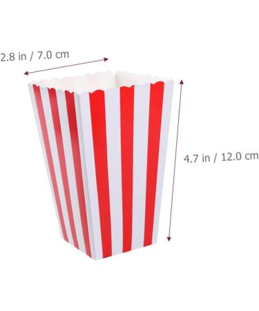 HOMSFOU 50 Pcs Boxes Popcorn Carton Popcorn Holder Popcorn Bowl Popcorn Bags Movie Night Gift Popcorn Machine Popcorn Packets Popcorn Containers Gifts Popcorn Bucket Classic Paper Gift Bag - Buy Online on SooperMarket.com