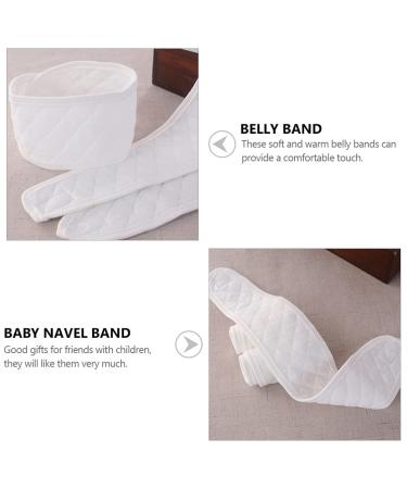 Artibetter Navel Protection Belt - 6pcs Infant Abdominal Binder for Umbilical Hernia - Adjustable Belly Button Band for Kids - White - Buy Online on SooperMarket.com