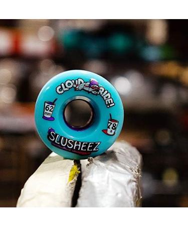 Cloud Ride Slusheez Blue Wheels - Smooth & Durable Longboard Skateboard Wheels - Buy Online on SooperMarket.com
