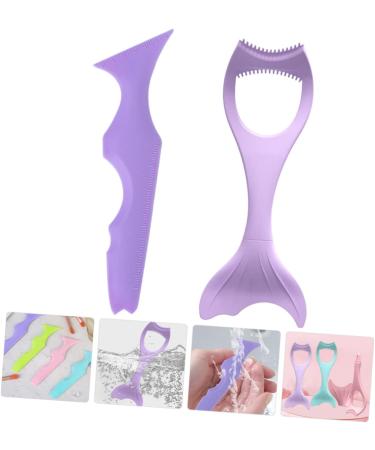 MAGICLULU 2pcs Women Make up Tools Lash Mascara Silicone Makeup Applicator Purple Thermostat - Buy Online on SooperMarket.com