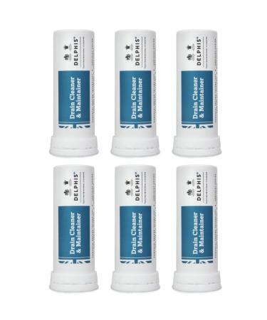 Case of 6 x Delphis Drain Cleaner and Maintainer Tablets 10 Pack
