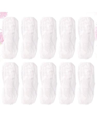 10pcs Disposable Arm Sleeves Covers Elastic End Wrist Clear Waterproof Protective Oversleeves for Protection Painting Cleaning - Buy Online on SooperMarket.com