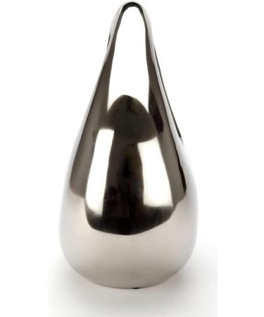 Urns for Ashes Adult Large Cremation Funeral Human Memorial Burial Remain Metal Full Size Screw Lid Teardrop Waterproof Silver Silver Teardrop - Buy Online on SooperMarket.com