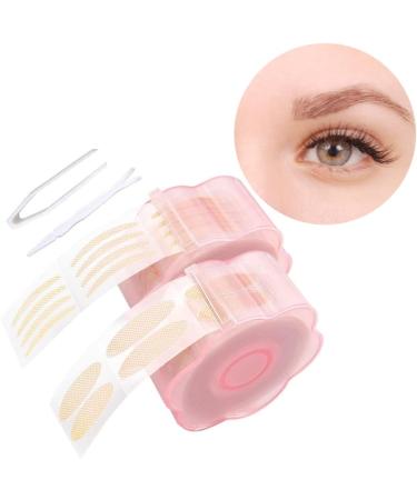 Eyelid Tape Adhesive Double Eyelid Stickers Invisible Eyelid Lift Strips with Fork Rod Tweezer 1200PCS eyelid tape - Buy Online on SooperMarket.com