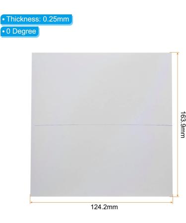 Pack of 2 PATIKIL 7.9 Polarized Film Sheets - Adhesive Polarizer Filters for Screen Photography - 163.9mmx124.2mm 0 Degree - Buy Online on SooperMarket.com