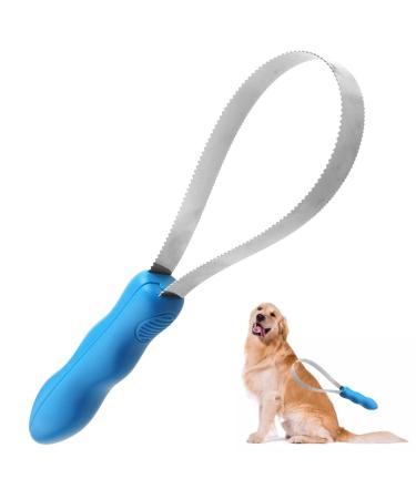 Maodom 5 PCs Shedding Blade Pet care tool - Horses Dog Fellbrush |Metal fur blade with 1 coarse teeth on the side and 1 fine teeth on the side for dogs horses fur care 5 PCs
