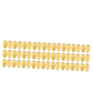 FRCOLOR 72 Pcs Hair Dye Earmuffs Plastic Shower Ear Covers Hair Clips for Thin Hair Ear Protectors for Hair Dryer Ear Covers for Hair Coloring Hair Perm Earcaps Gold Water Proof Patch Miss
