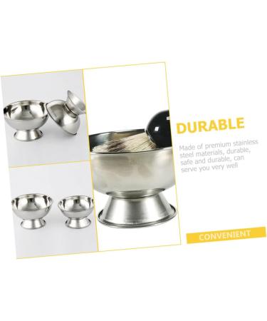 Angoily High Impact Shell Shaving Cup - Rustproof Steel Shaving Bowl for Men | Reusable & Ideal Gift for Households - Buy Online on SooperMarket.com
