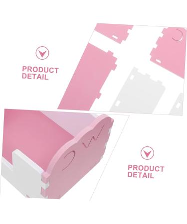 Kisangel 1pc Hamster Toilet Chinchilla Bath Hamster Pee Training Small Animal Bathtub Hamster Potty PVC 15x10cm Pink - Buy Online on SooperMarket.com