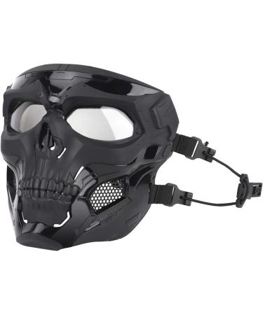 Buy Wiseonus Tactical Skull Mask - Full Face Airsoft & Paintball Mask | Military Protective Gear for Halloween Hunting & Cosplay - Buy Online on SooperMarket.com