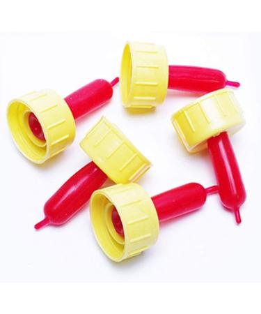 10 PCS Pritchard Nipples for Small Animals - Soft Rubber Milk Drink Nipple for Feeding Sheep, Goat, Lamb, Pup, Dog, Kids - Buy Online on SooperMarket.com