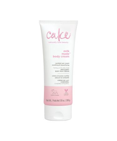 Cake Beauty Shea Butter Body Cream Body Lotion For Women Dry Skin Basic Milk Made Indulgent 7 Fl Oz