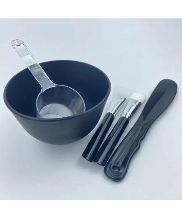 Face Mask Mixing Bowl Set.5IN 1 SPA Quality Face Mask Tool Kit. with Silicone Face Mask Brush Applicator Premium Soft Face Brushes Silicone Facial Mask Bowls Mask Spatula Measuring Scoop