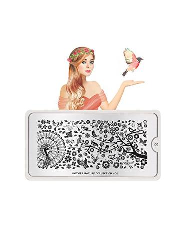 Moyou Stamping Stencil - Mother Nature 02