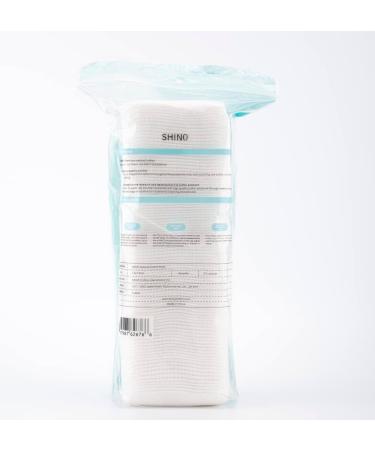 SHINO Natural Square Cotton Pads 100 Ps - Biodegradable Makeup Remover Pads for Sensitive Skin | Beauty, Personal Care, Baby Care & Daily Cosmetics - Buy Online on SooperMarket.com